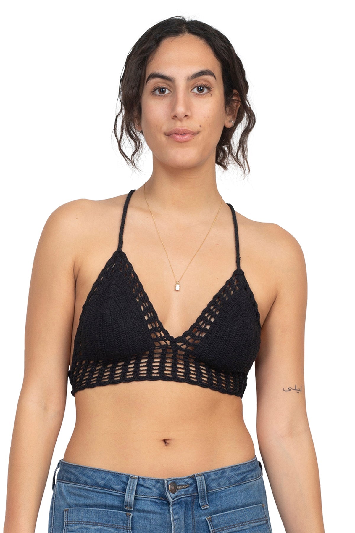 Laced Back Crochet Bikini Top – Silly Yogi