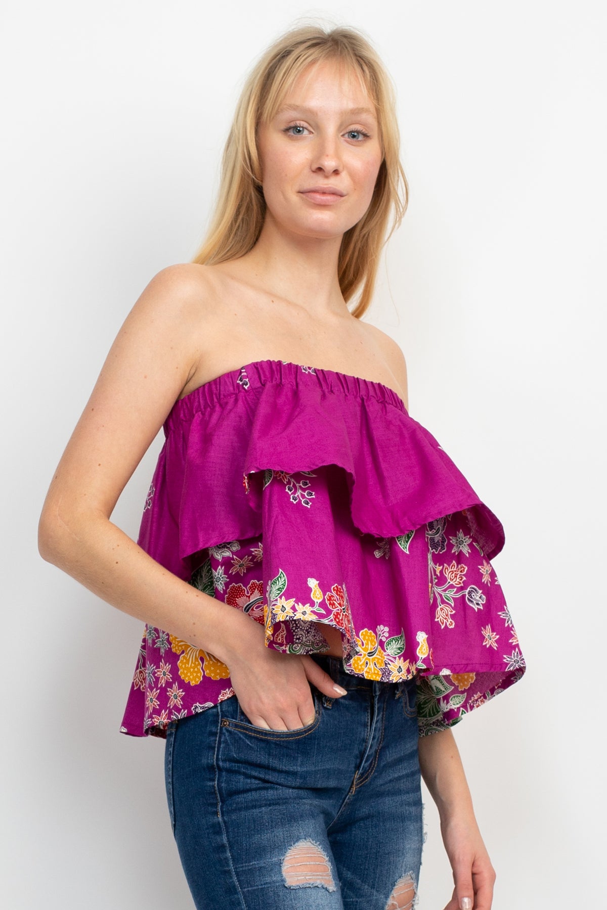 Aloha Bali Strapless Crop