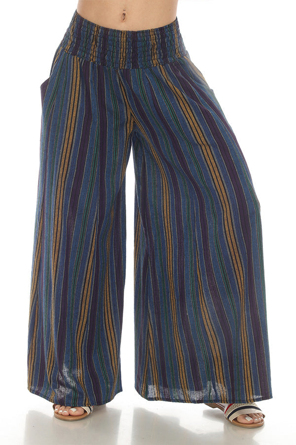 Striped Wide Leg Pants