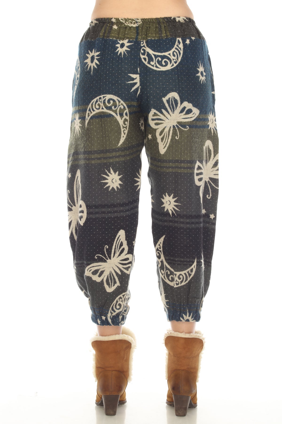 Butterfly Celestial Cozy Genie Pants