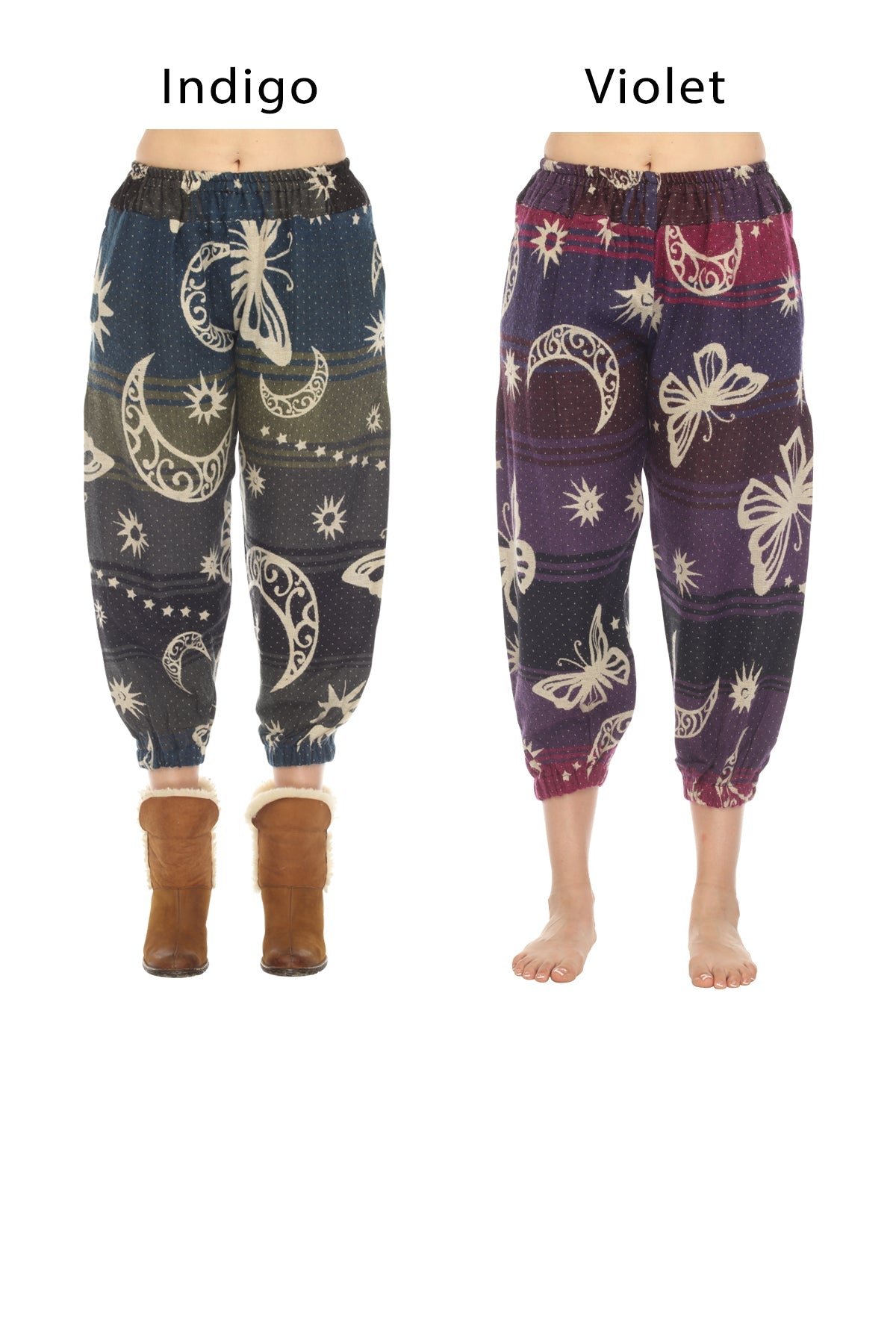 Butterfly Celestial Cozy Genie Pants