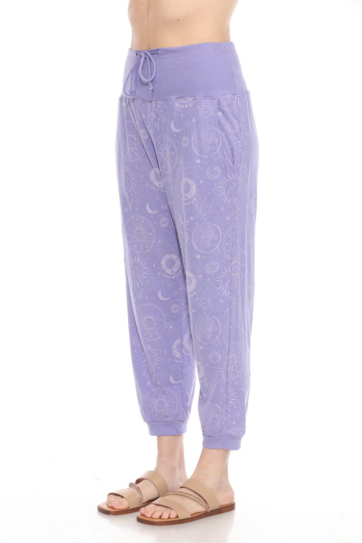 Celestial Cotton Jersey Lounge Pants