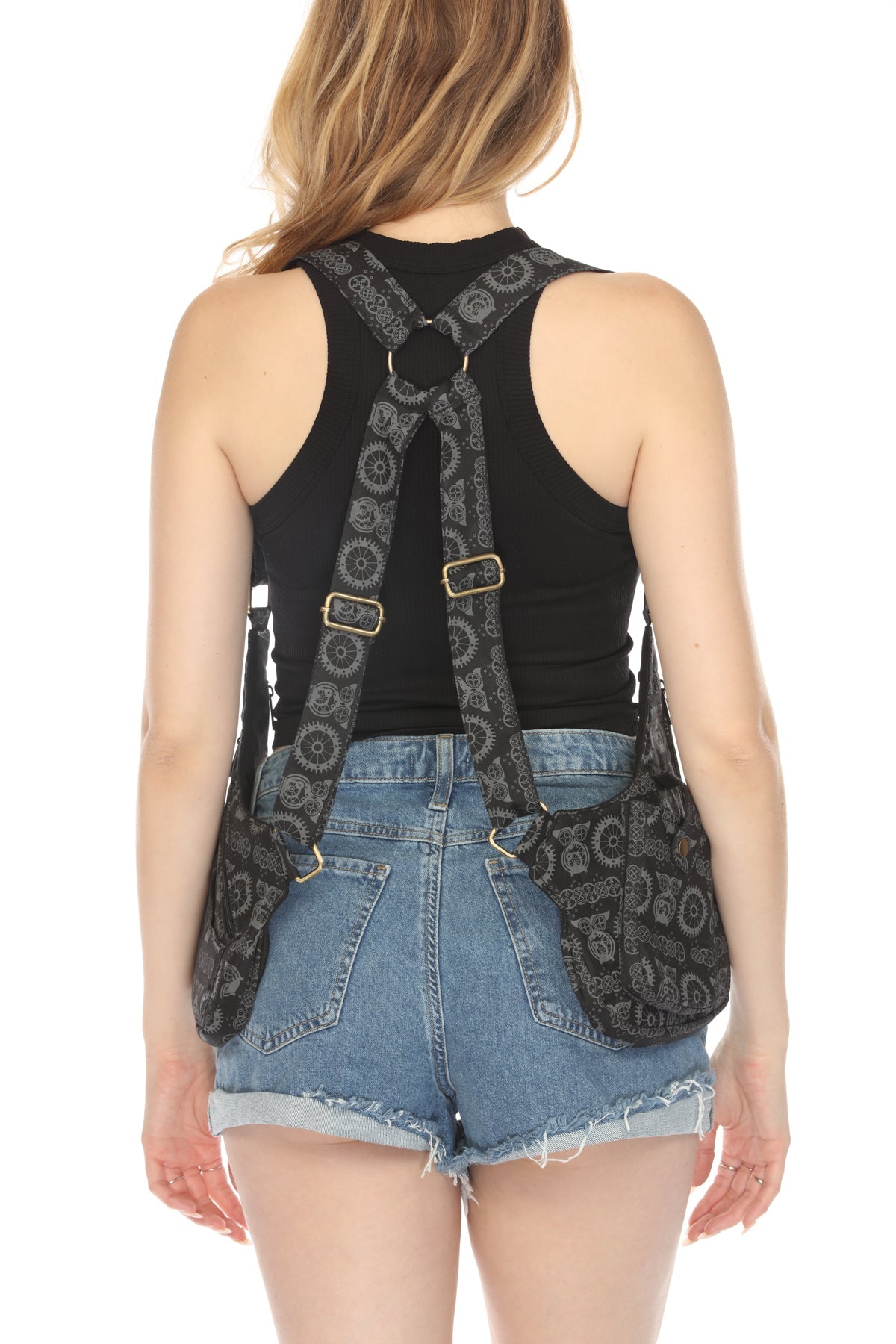 Steampunk Owl Festival Vest