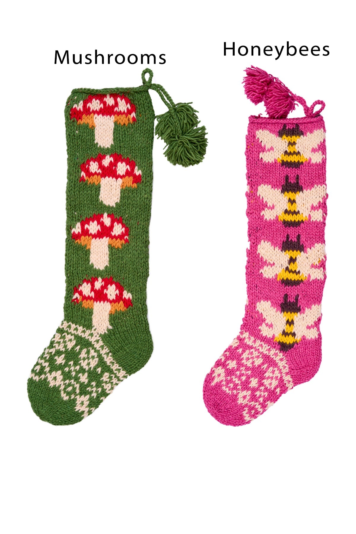 HandKnit Cottage Holiday Stockings