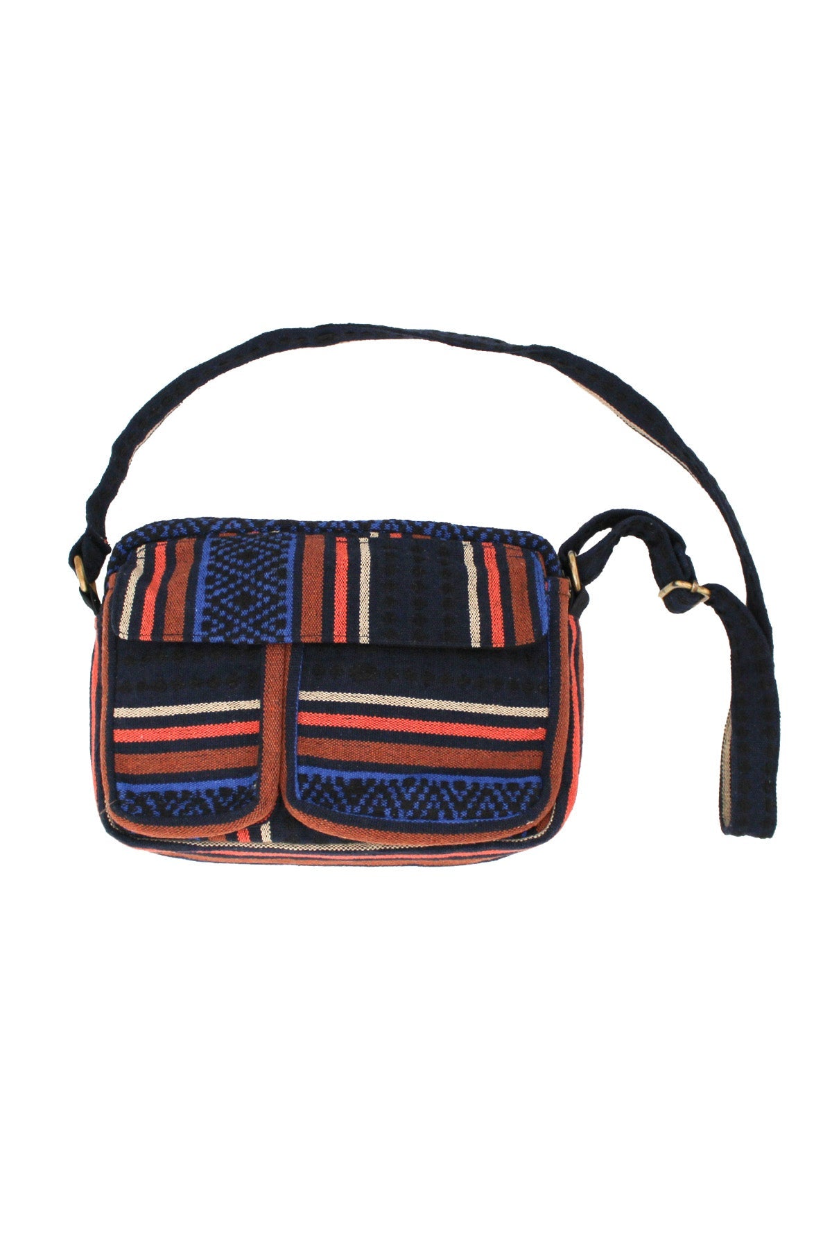 Blanket Stripe Cargo Crossbody Bag