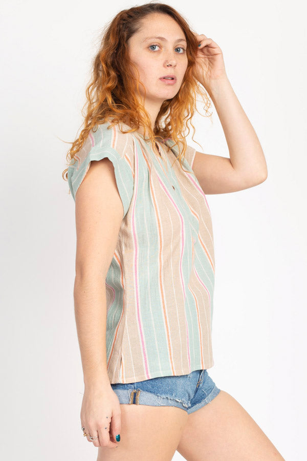 Stripe Vintage Blouse