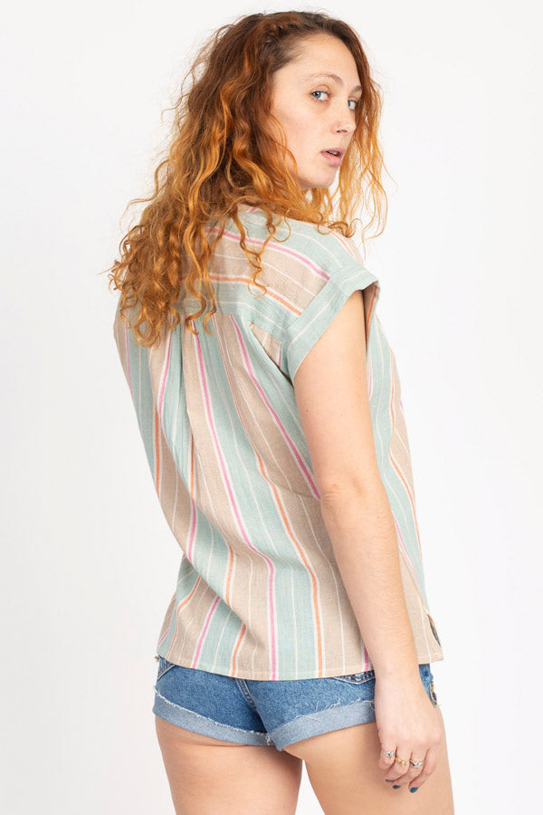 Stripe Vintage Blouse