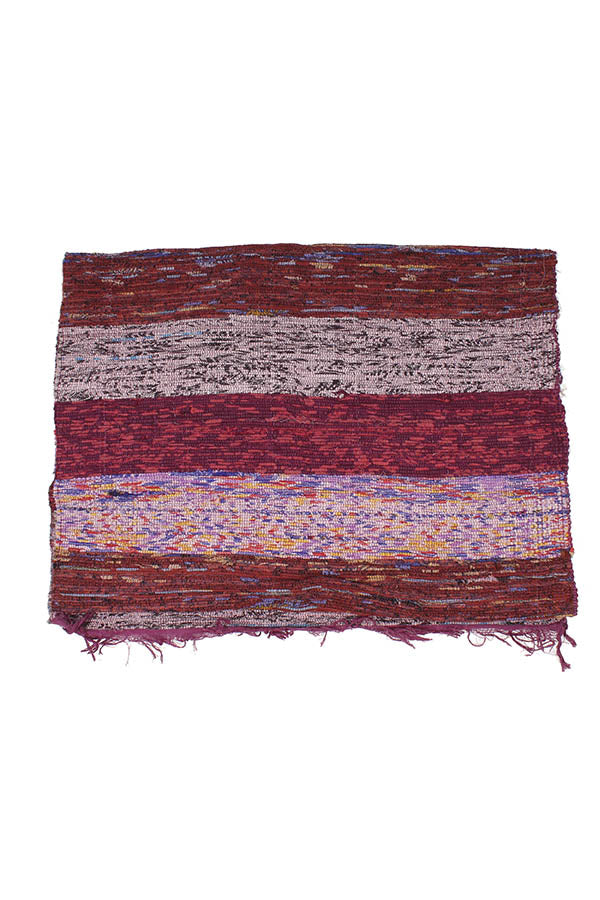 Handwoven Recycled Sari Runner Yoga Mat