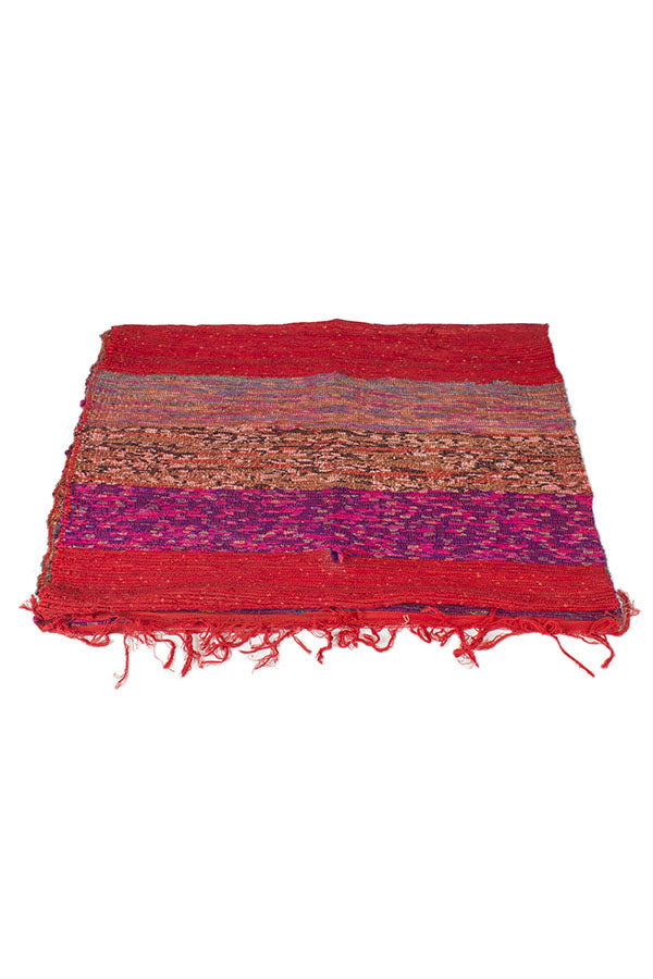 Handwoven Recycled Sari Runner Yoga Mat