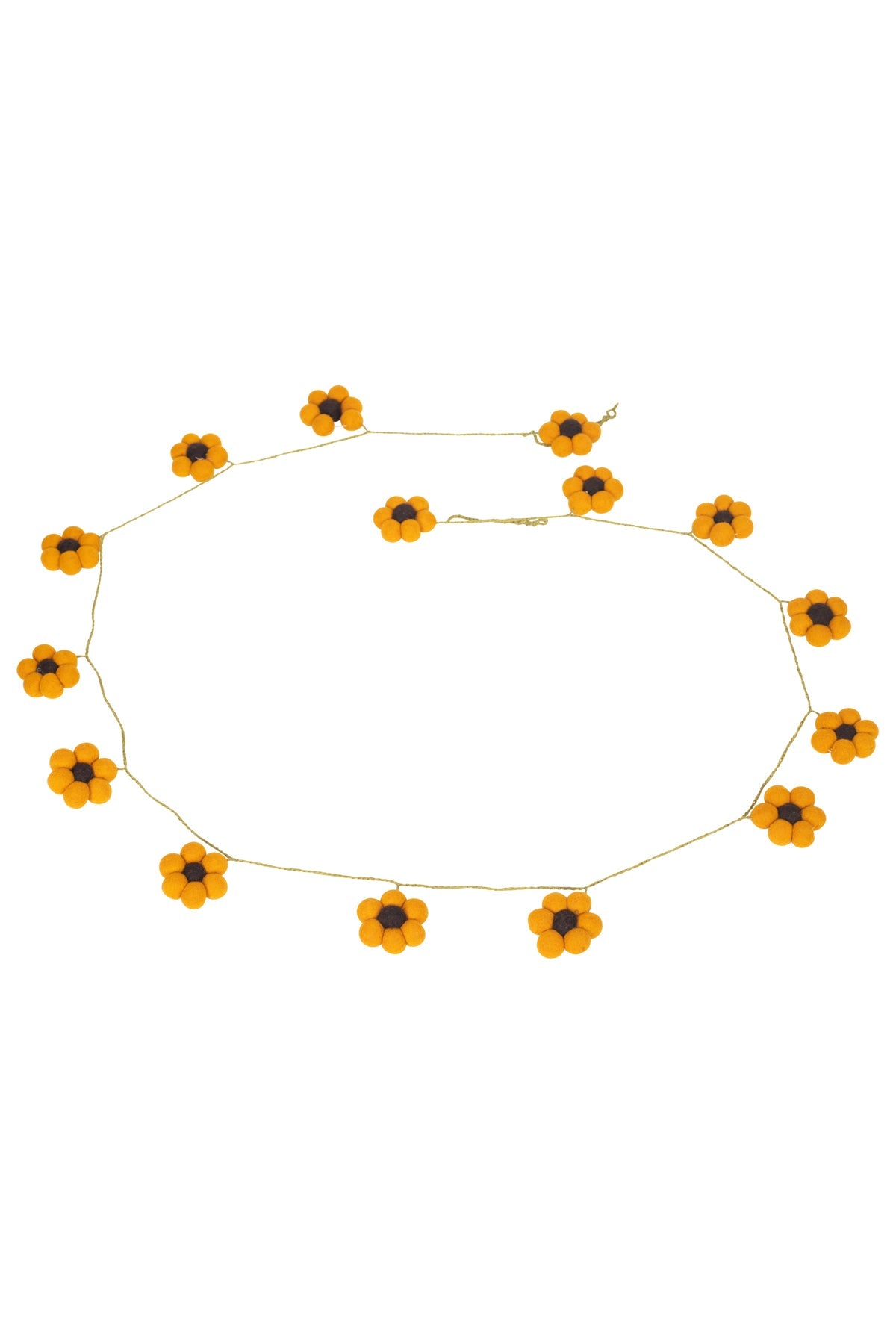 Felt Flowers Garland