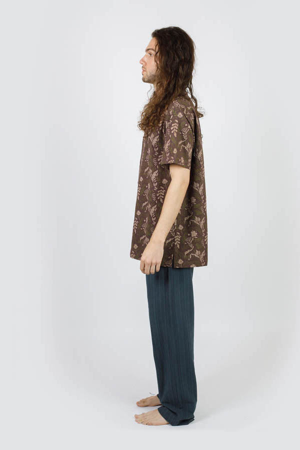 Boho Jungle Cotton Button Down Kurta