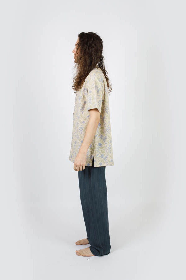 Boho Jungle Cotton Button Down Kurta