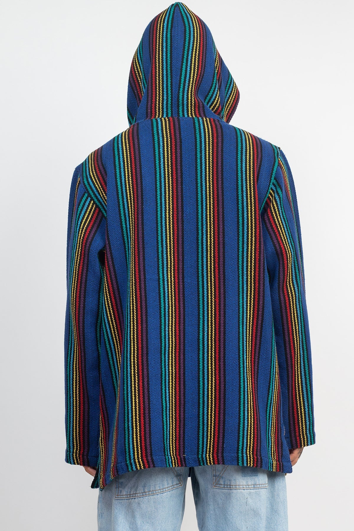 Rainbow Surf Baja Hoodie