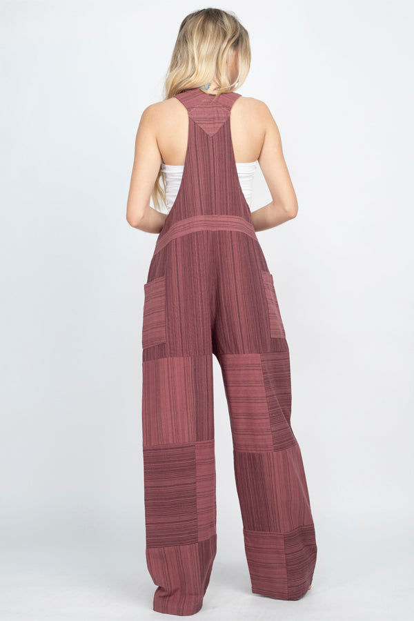 Bohemian Patchwork Unisex Overalls