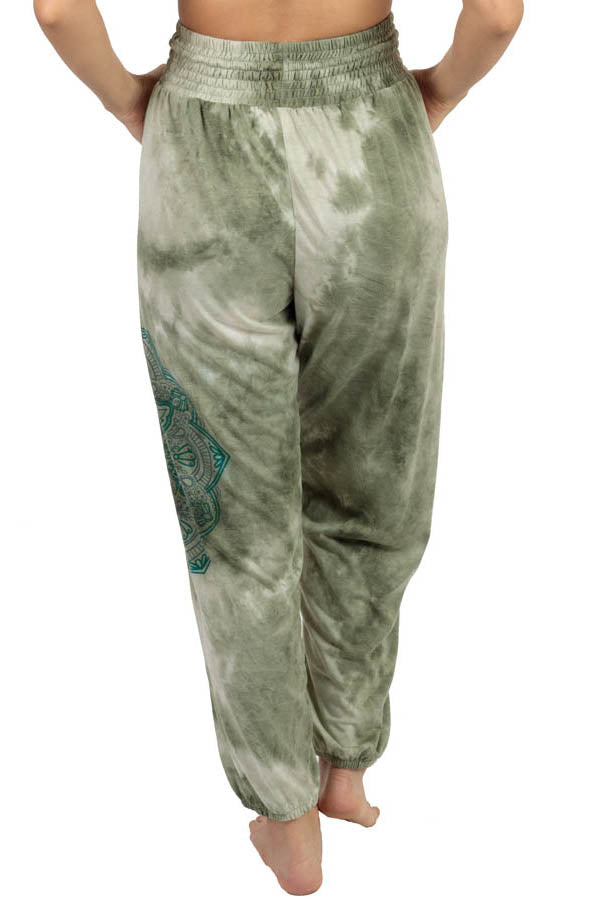 Zen Out Tie-Dye Mandala Yogi Yoga Confortable Lounge Studio Pants