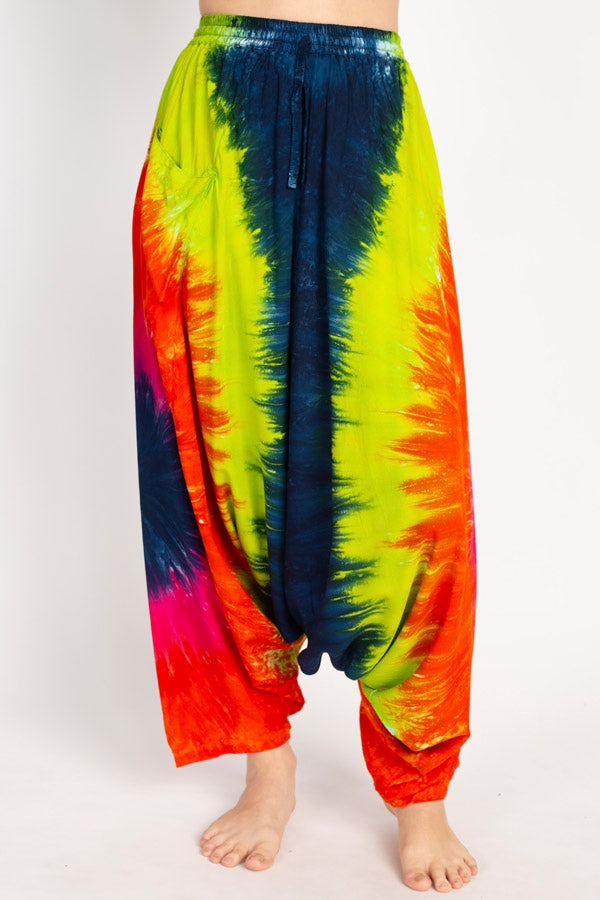 Tie-dye Flowy Harem Pants