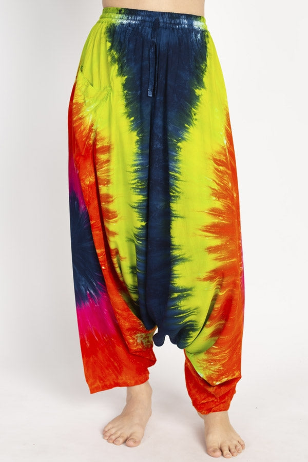 Tie-dye Flowy Harem Pants