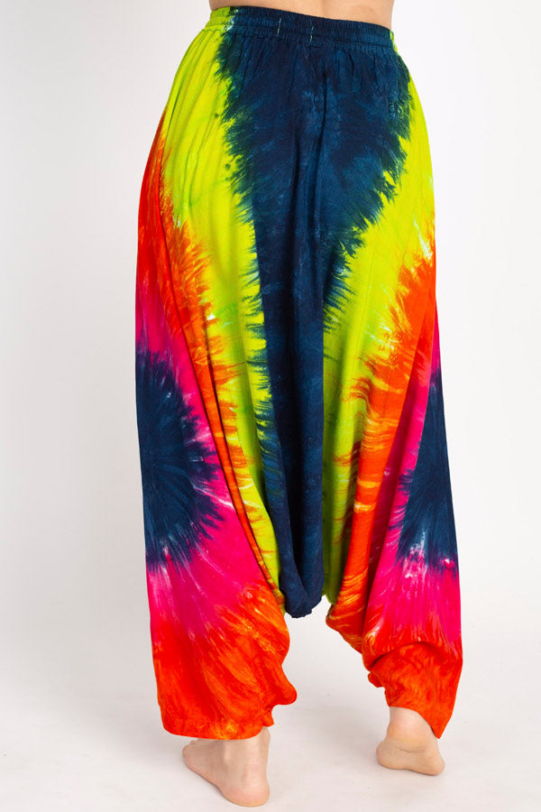 Tie-dye Flowy Harem Pants