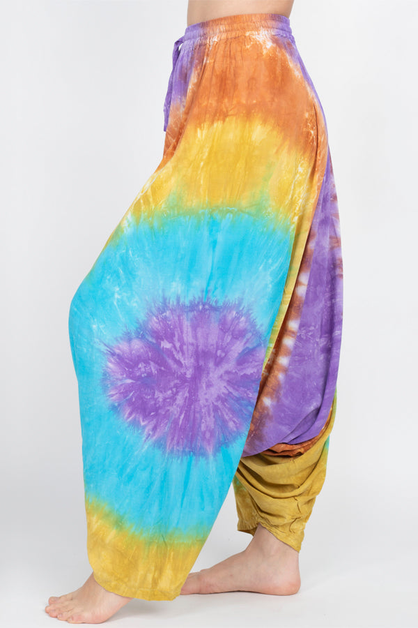 Tie-dye Flowy Harem Pants