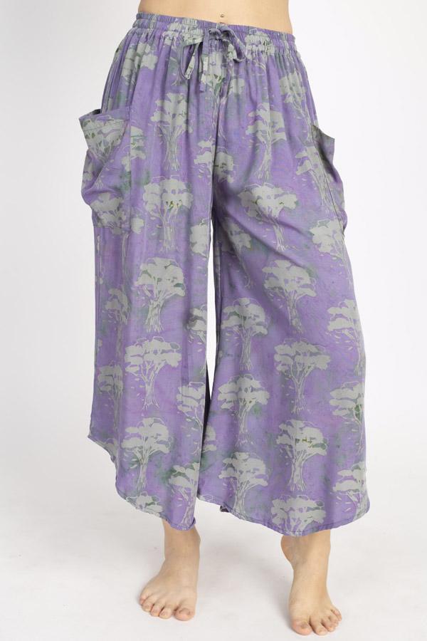 Tree of Life Oversized Crop Pants