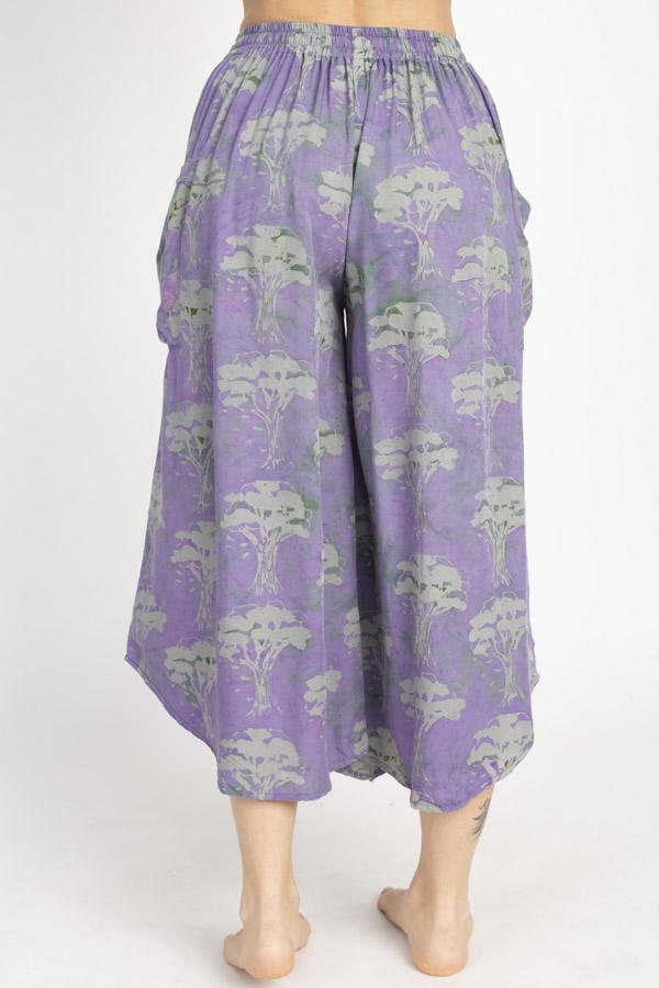 Tree of Life Oversized Crop Pants