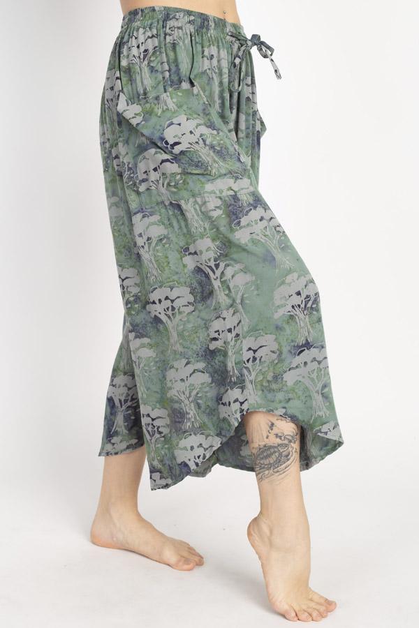 Tree of Life Oversized Crop Pants