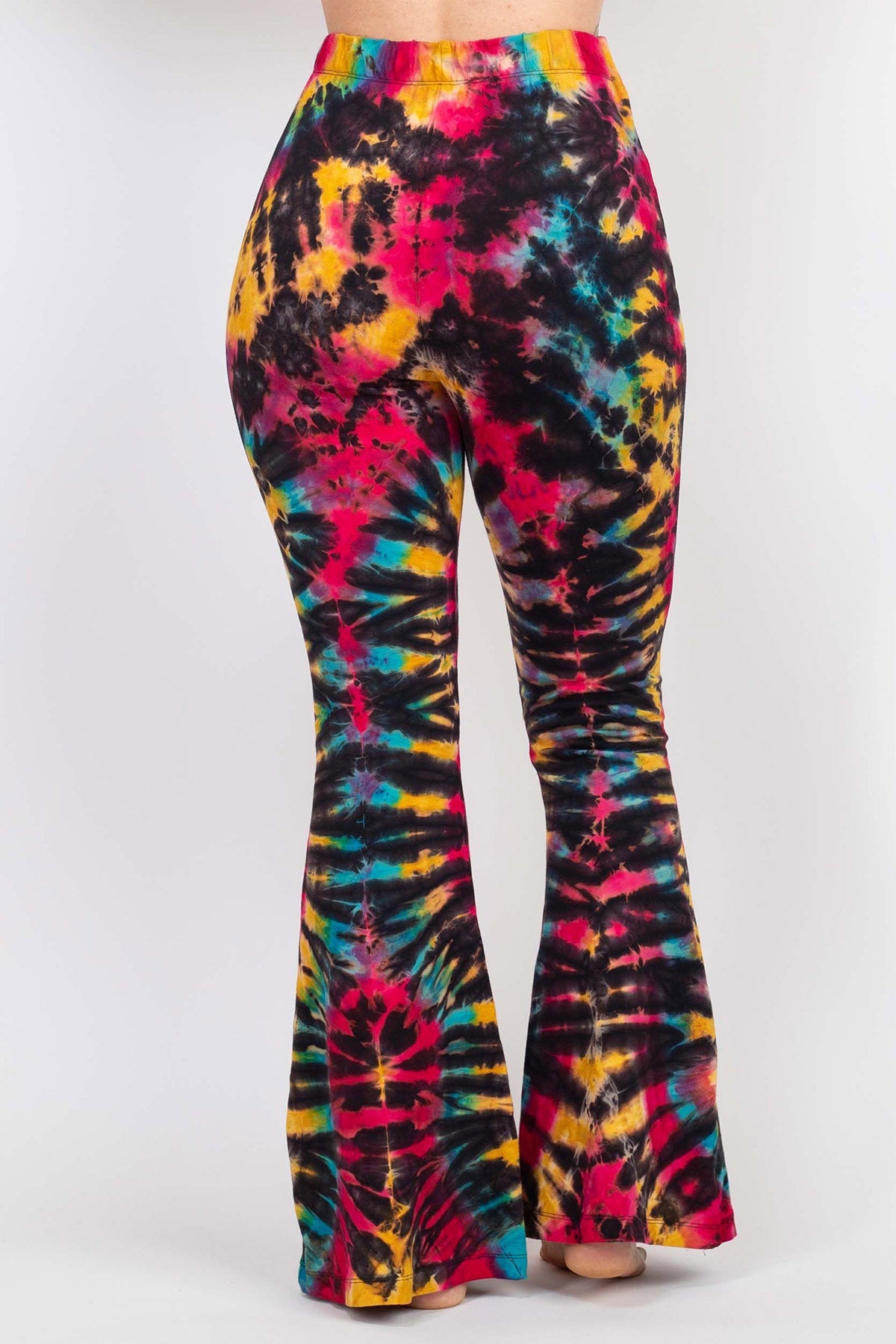 Tie-Dye Organic Cotton Belly Bottom Pants