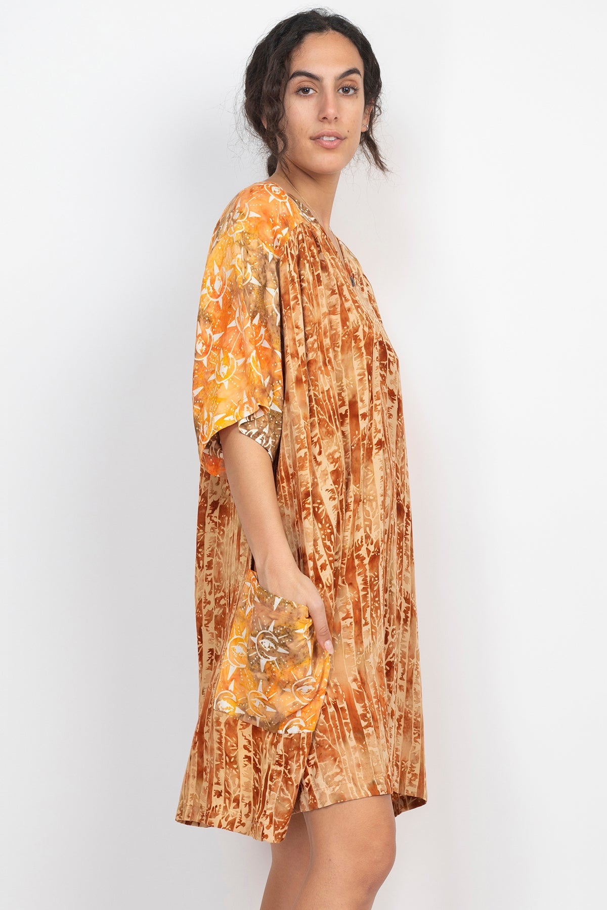 Batik Oversized Romper