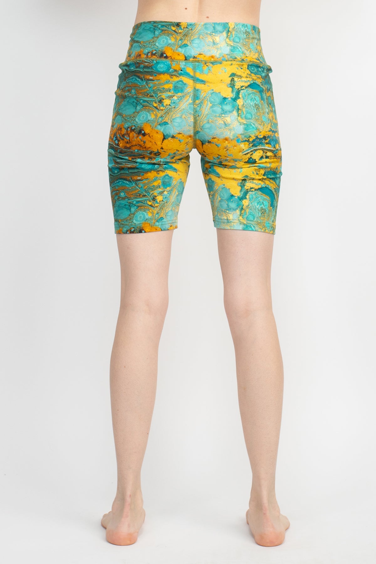 Psychadelic Marble Bike Shorts