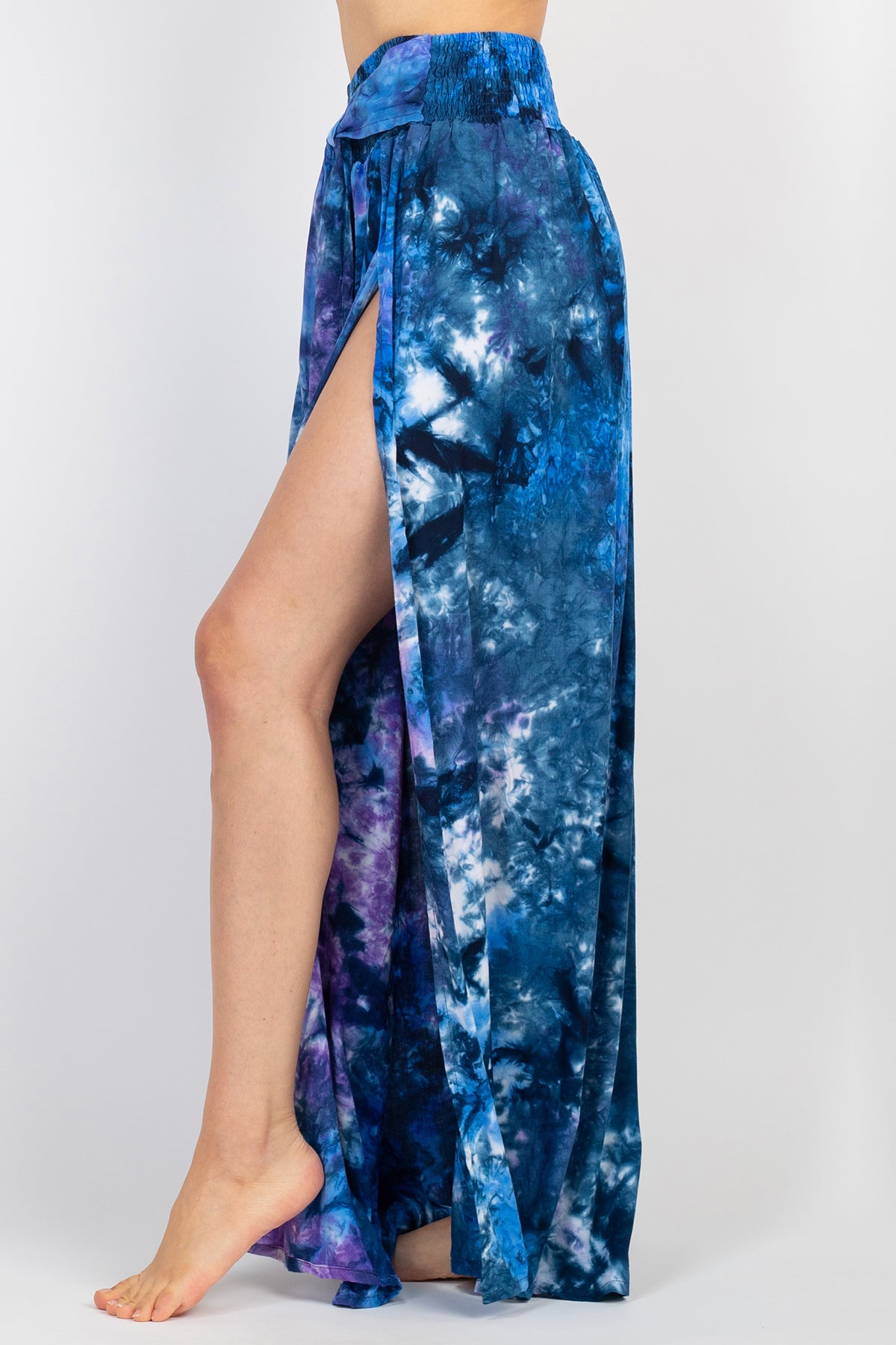 Tie-Dye Slit Sides Skirt