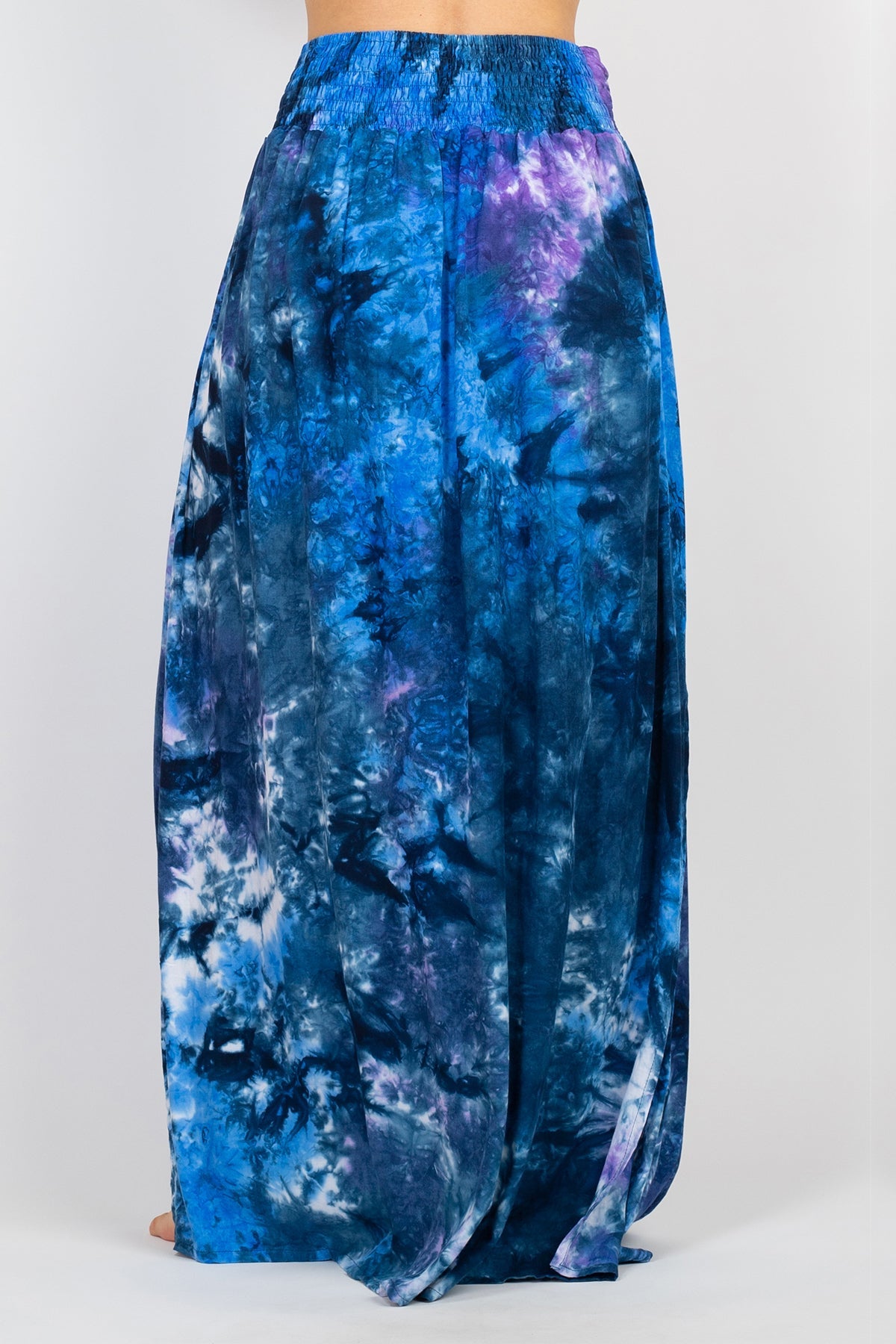 Tie-Dye Slit Sides Skirt