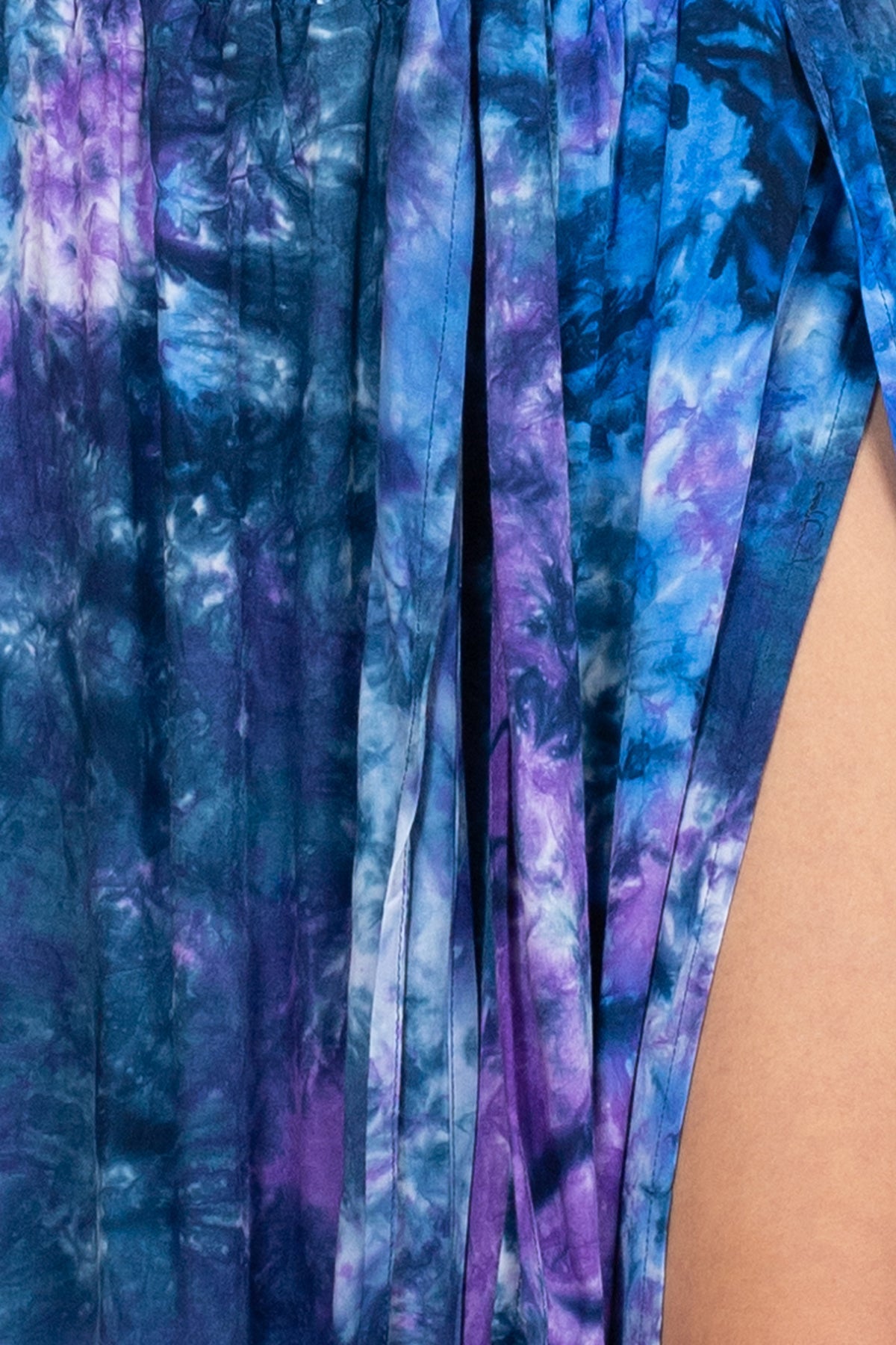 Tie-Dye Slit Sides Skirt