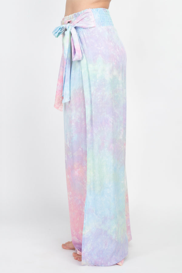 Tie-Dye Slit Sides Skirt