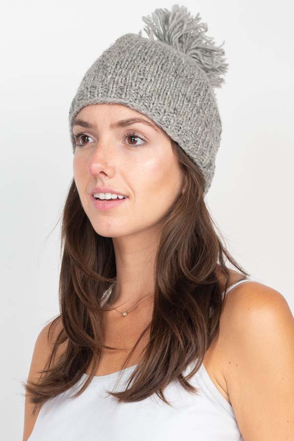 Wool PomPom Hat