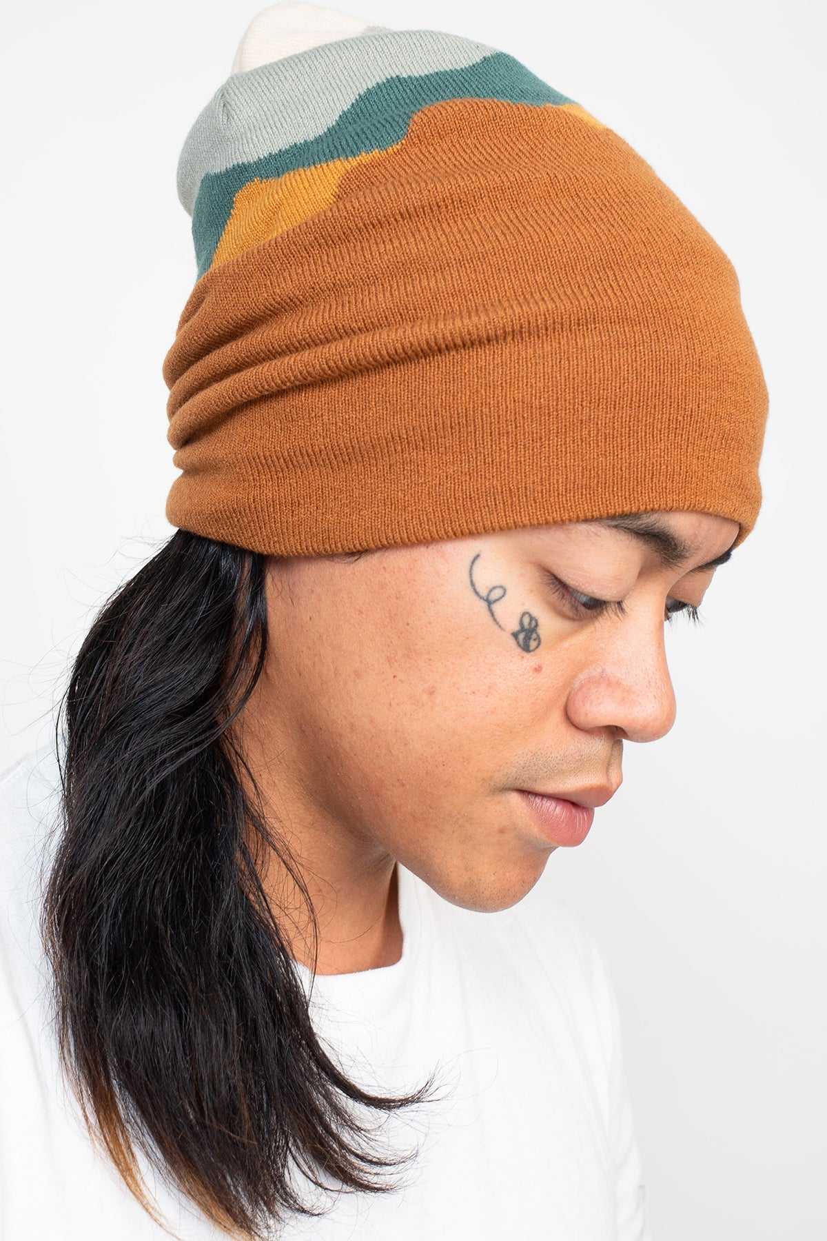 Mountain Landscape Beanie