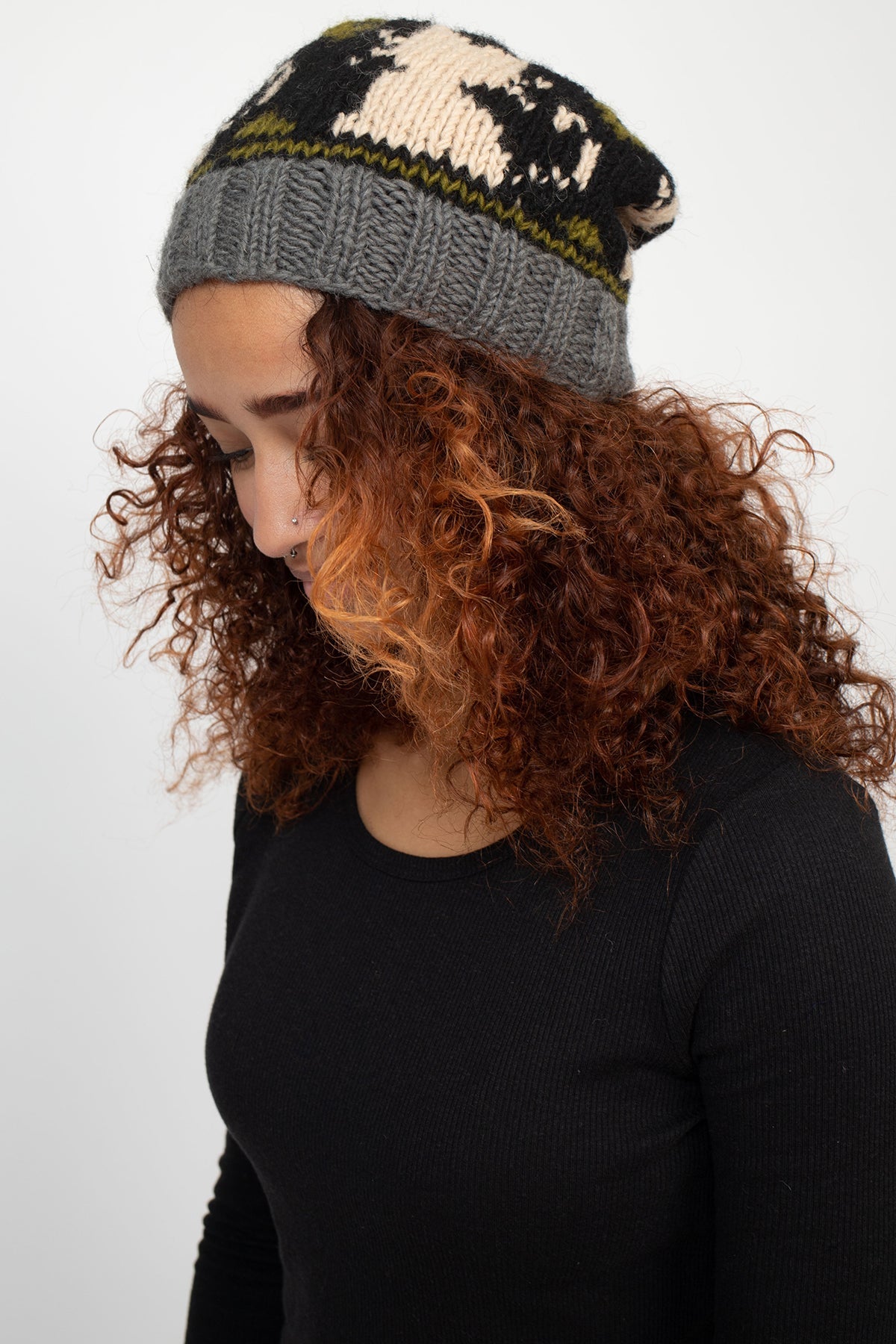 Slouchy Cat Love Beanie