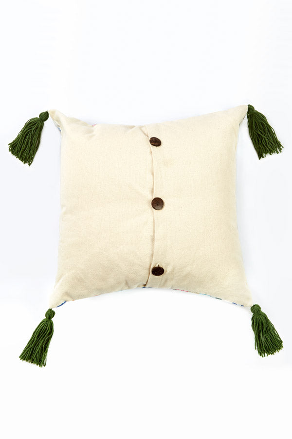 Rainbow discount tassel pillow