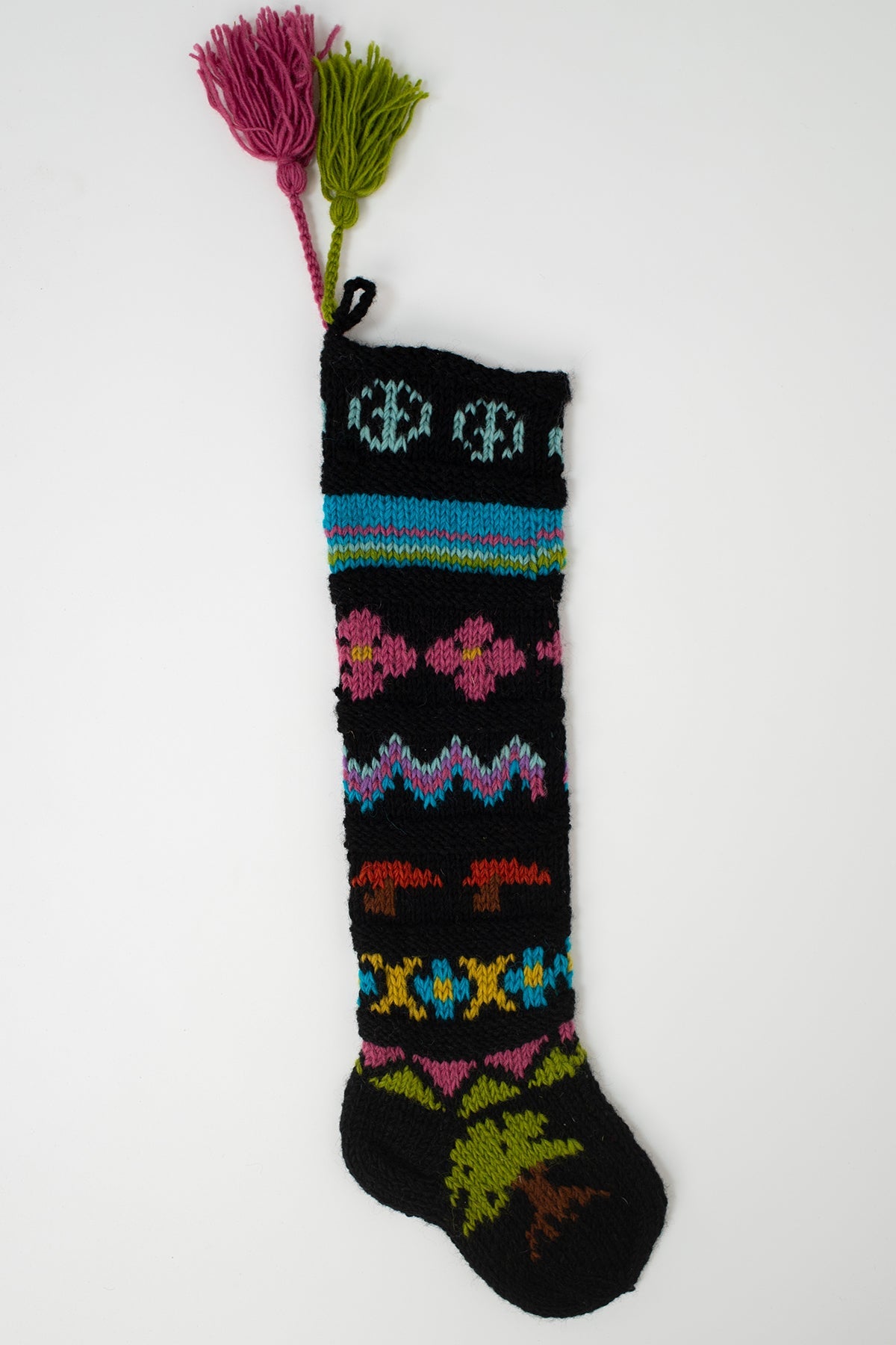 Fair Isle Knit Stocking