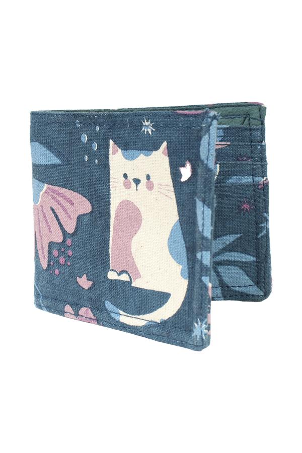 Cat and Flower Wallet