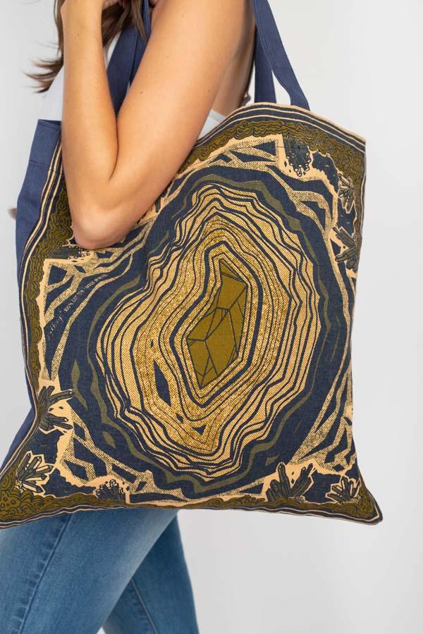 Geode Print Tote