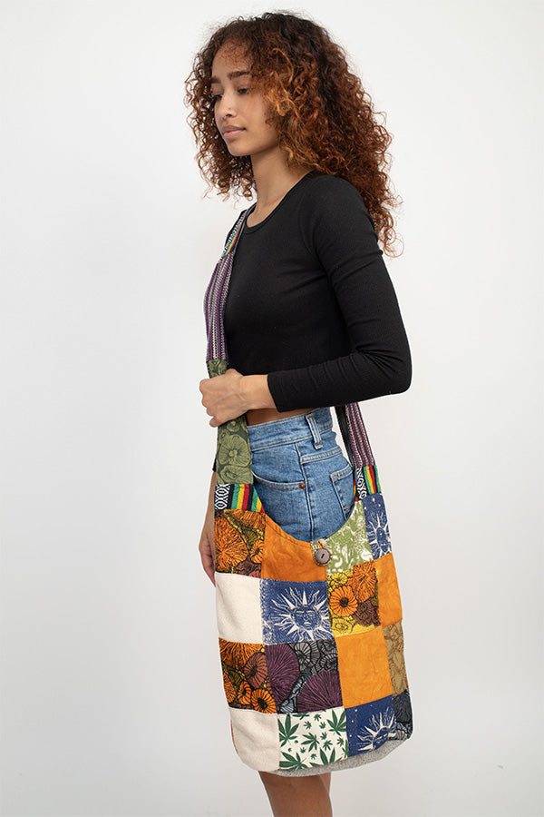 Upcycle Patch Cross Body Bag